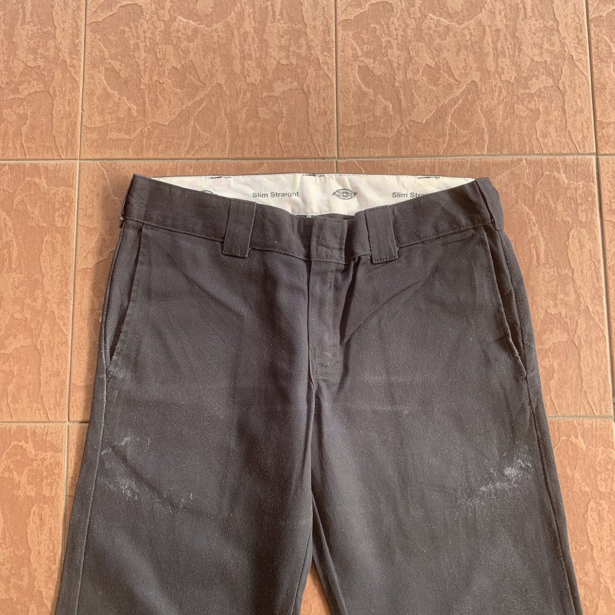 Dickies × Vintage VINTAGE DICKIES TROUSERS WORK WEAR BLANK FADED BLACK PANTS Size US 31 - 2 Thumbnail