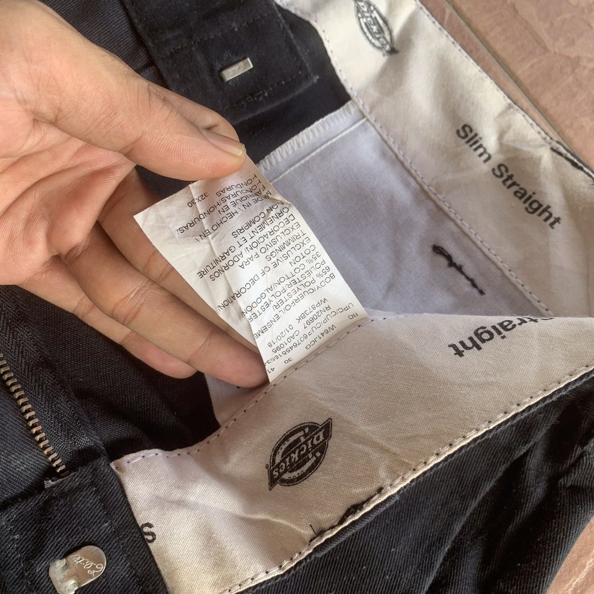 Dickies × Vintage VINTAGE DICKIES TROUSERS WORK WEAR BLANK FADED BLACK PANTS Size US 31 - 8 Thumbnail