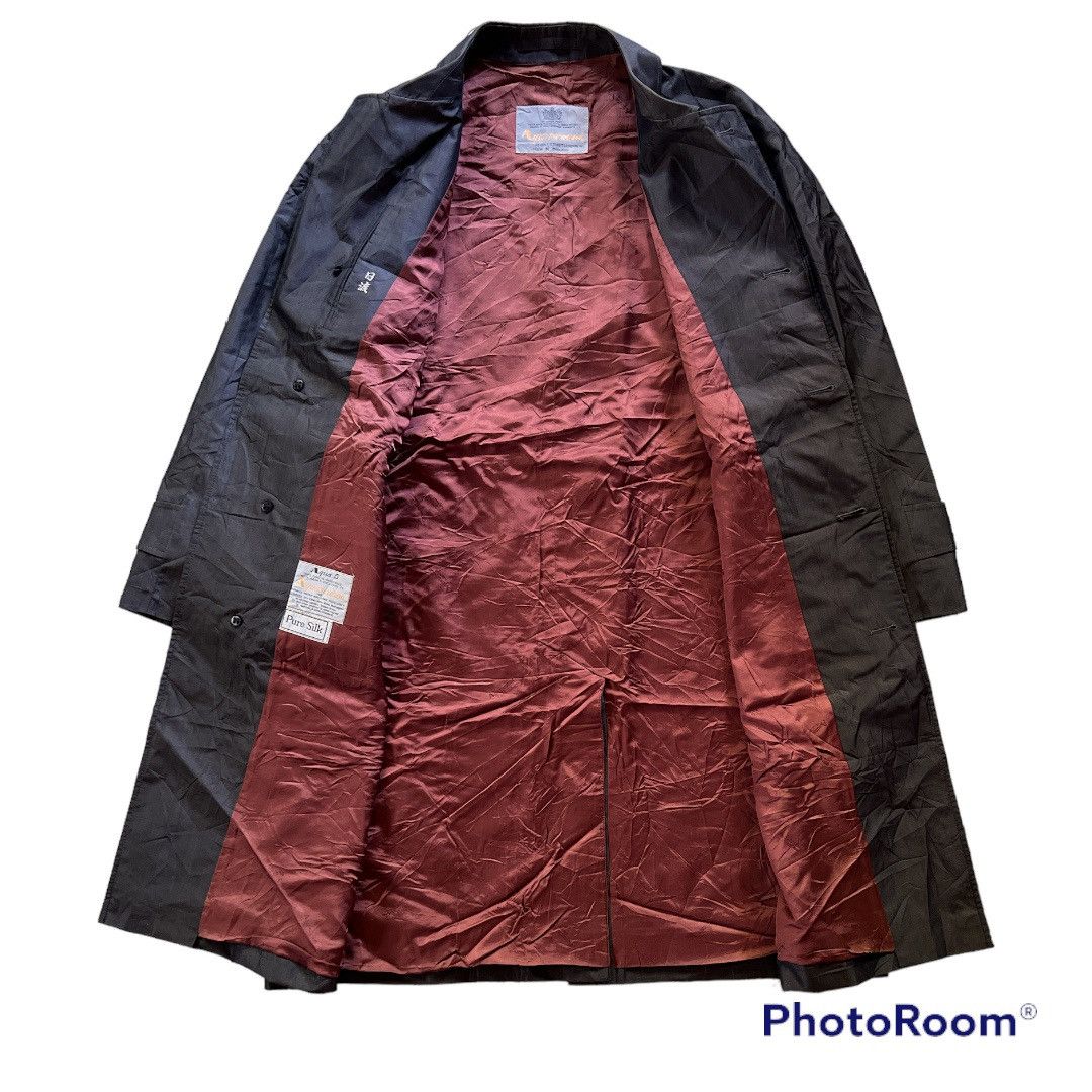 Aquascutum 🔥Rare🔥 Aqua5 by Aquascutum Distressed Black Long Coat Size US M / EU 48-50 / 2 - 7 Thumbnail