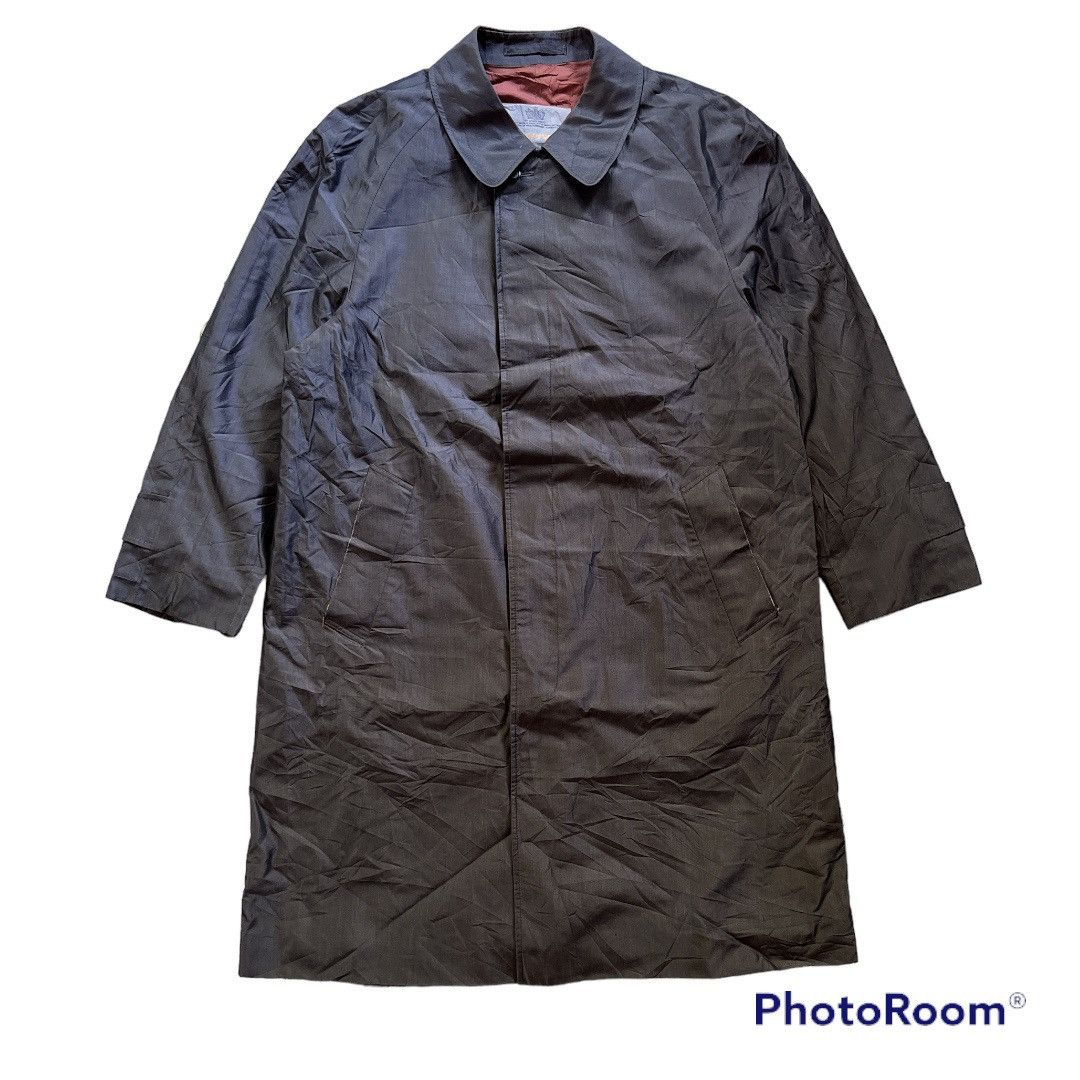 Aquascutum 🔥Rare🔥 Aqua5 by Aquascutum Distressed Black Long Coat Size US M / EU 48-50 / 2 - 1 Thumbnail
