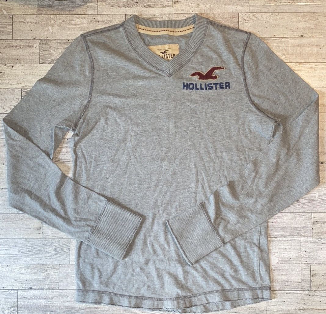 Hollister Y2K, HCO, Unisex, Lightweight, V-Neck Pullover Sweater Size US S / EU 44-46 / 1 - 14 Thumbnail