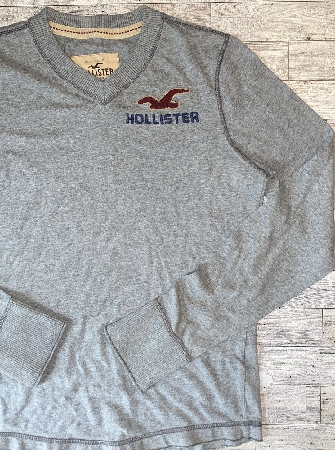 Hollister Y2K, HCO, Unisex, Lightweight, V-Neck Pullover Sweater Size US S / EU 44-46 / 1 - 5 Thumbnail