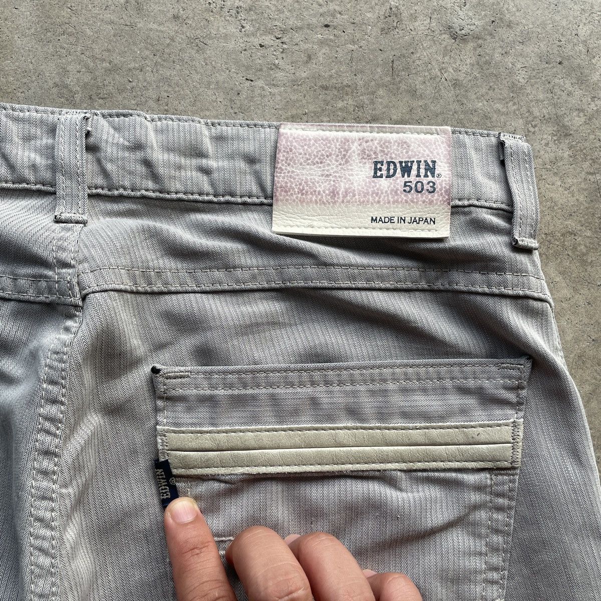 Edwin Vintage Japanese Edwin 503 HBT Trousers Casual Pants Size US 31 - 9 Thumbnail