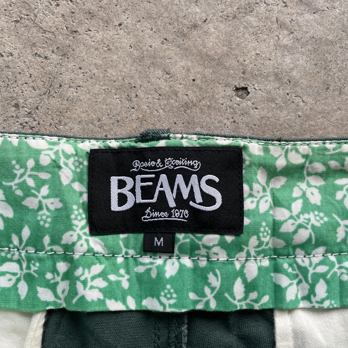 Japanese Brand Vintage Beams Japanese Brand Green Crop Trousers Pants Size US 30 / EU 46 - 7 Thumbnail