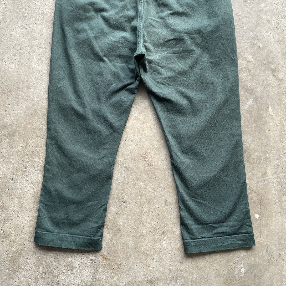 Japanese Brand Vintage Beams Japanese Brand Green Crop Trousers Pants Size US 30 / EU 46 - 9 Thumbnail