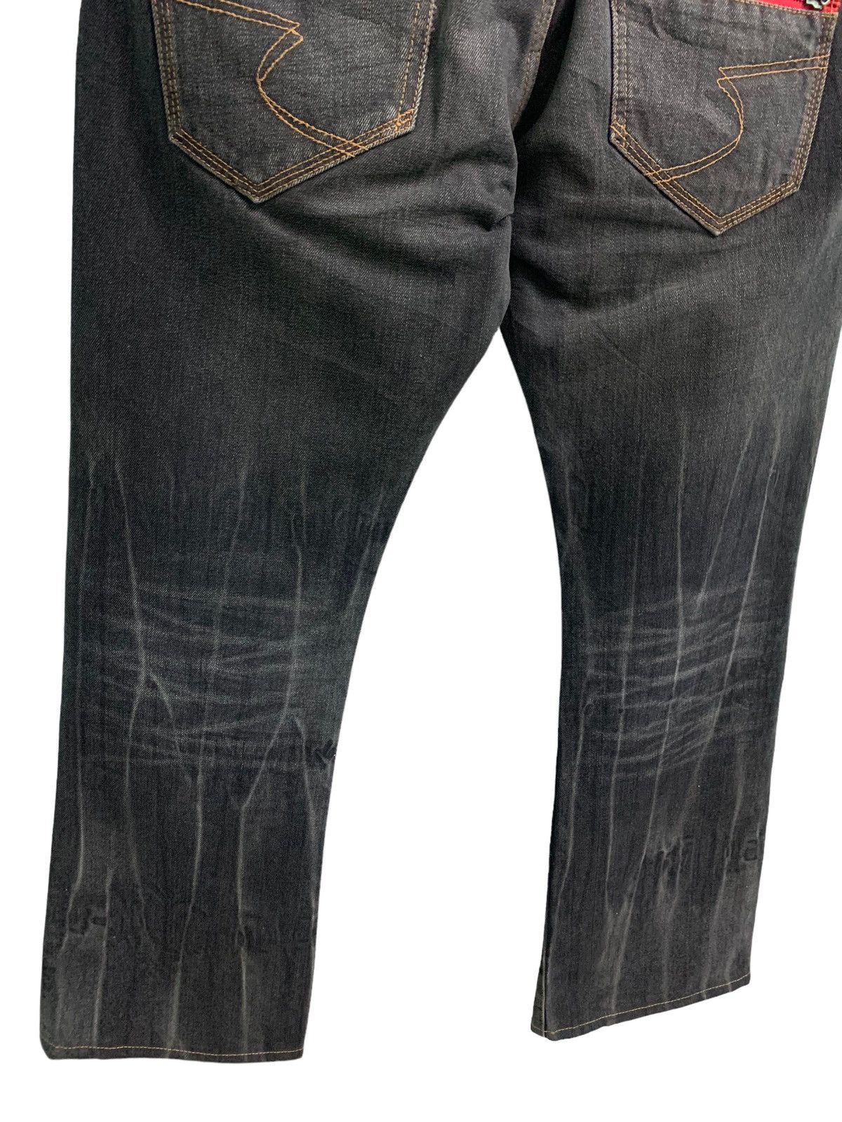 semanticdesign Vintage Semantic Design Distressed Flare Jeans Size US 33 - 4 Thumbnail