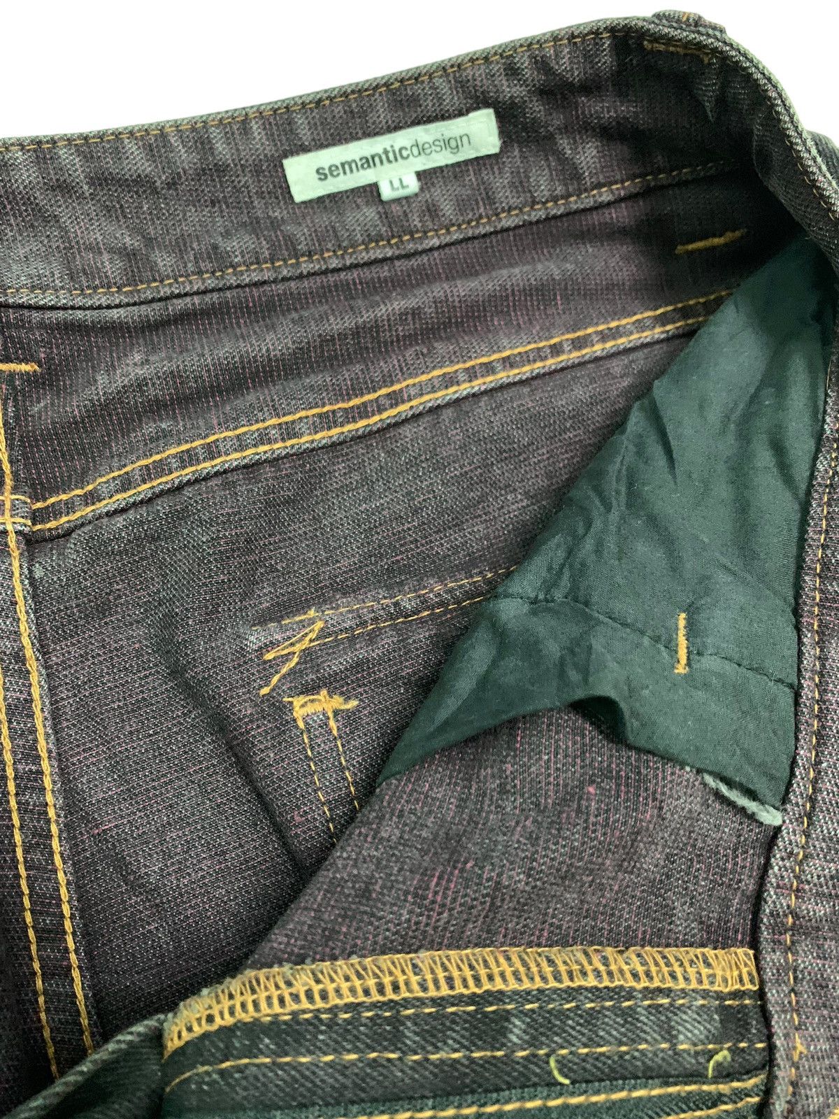 semanticdesign Vintage Semantic Design Distressed Flare Jeans Size US 33 - 11 Thumbnail