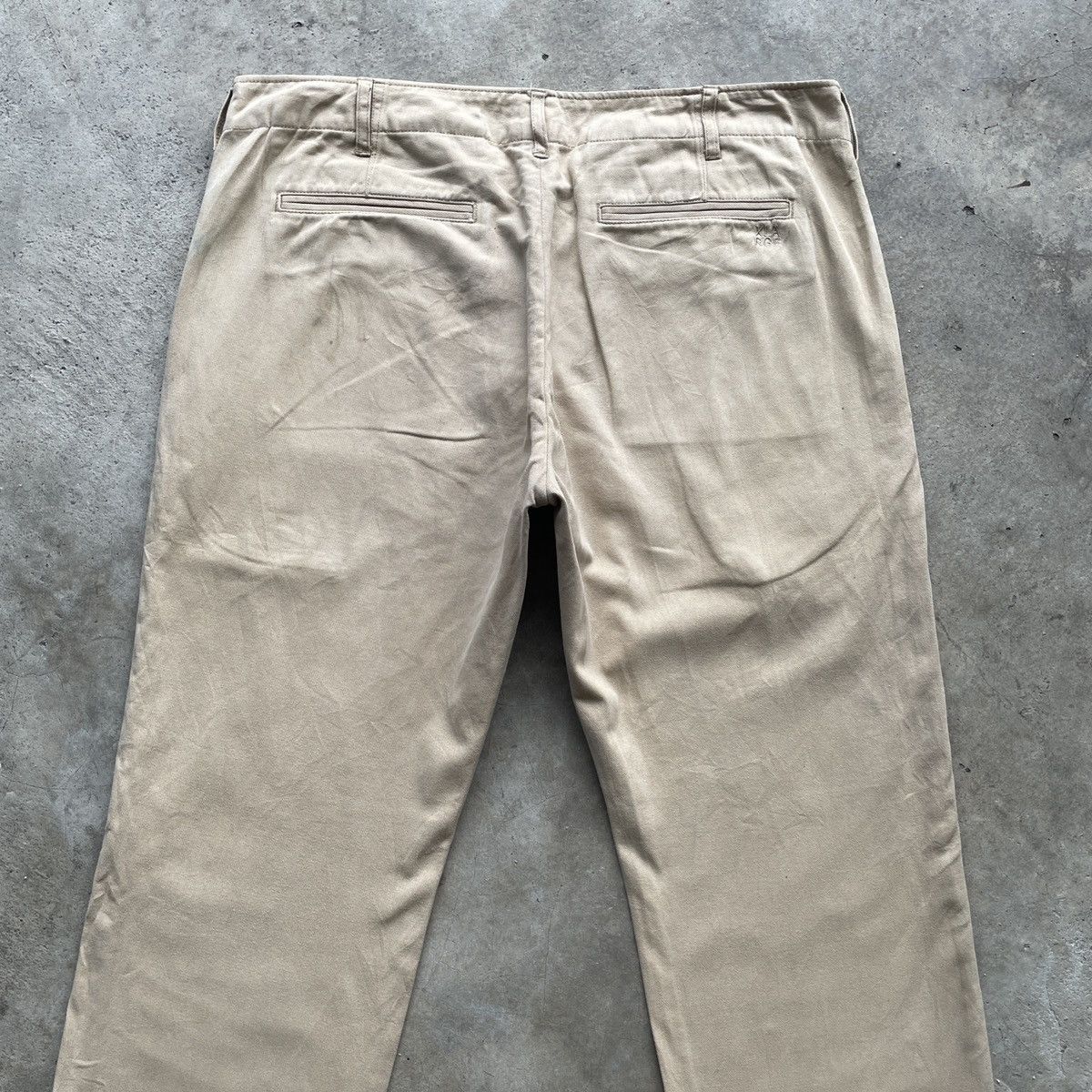 Xlarge Vintage X-Large Khaki Faded Trousers Casual Pants W37 Size US 37 - 10 Thumbnail