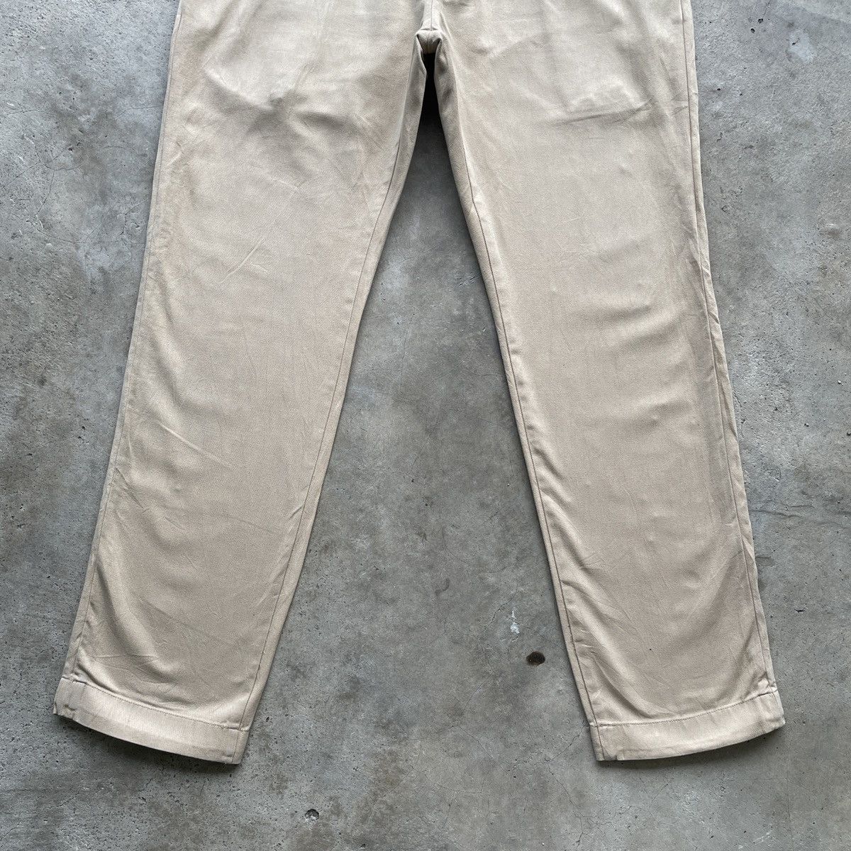 Xlarge Vintage X-Large Khaki Faded Trousers Casual Pants W37 Size US 37 - 4 Thumbnail