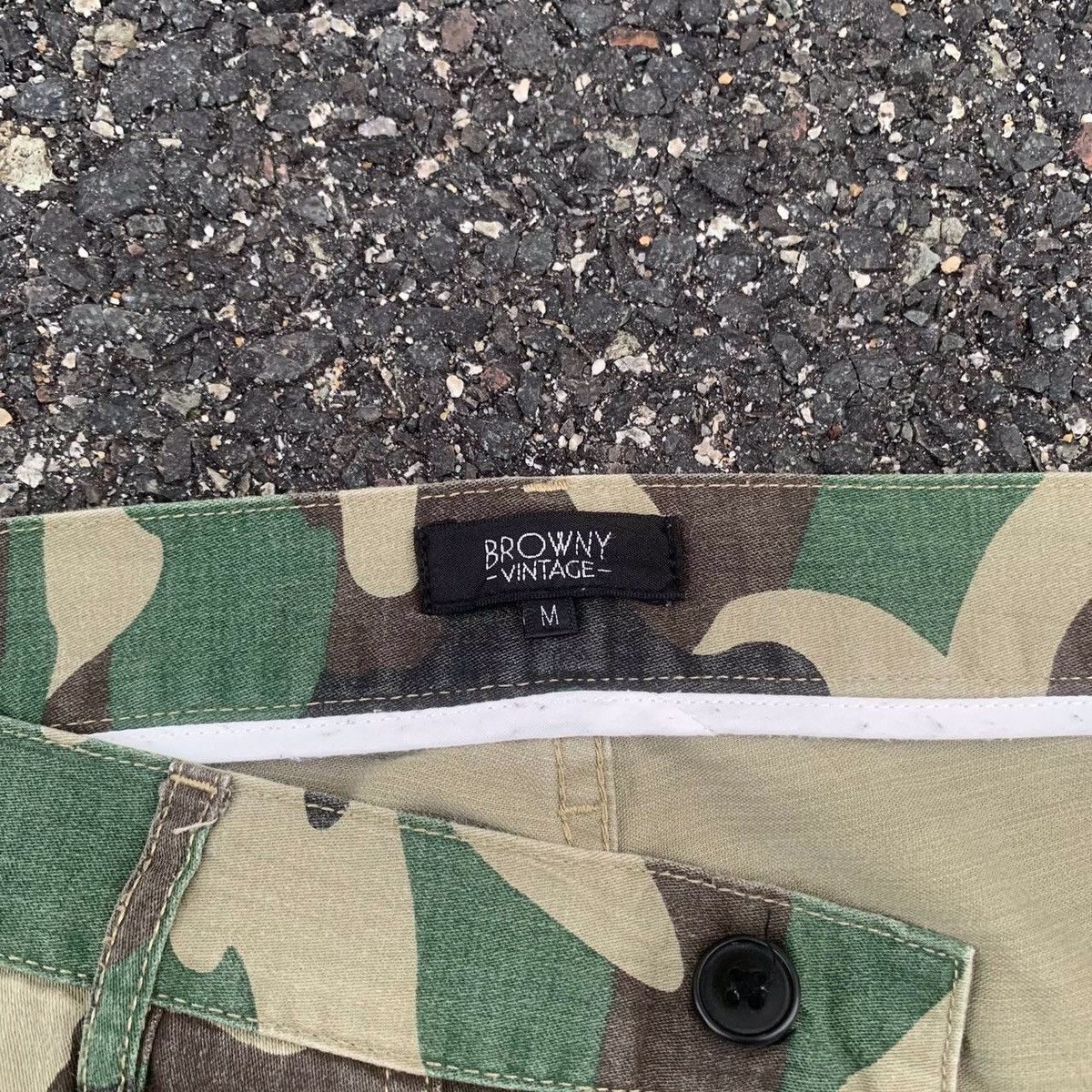 Hunter × Japanese Brand Camouflage Baker Pants Vintage Browny Fatigue Pants Size US 32 / EU 48 - 6 Thumbnail
