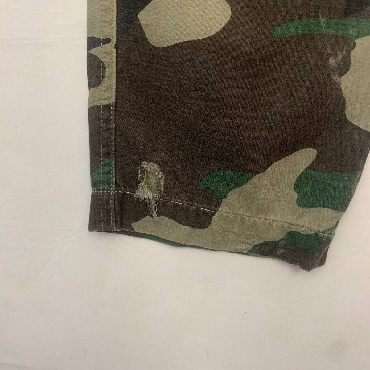 Hunter × Japanese Brand Camouflage Baker Pants Vintage Browny Fatigue Pants Size US 32 / EU 48 - 14 Thumbnail