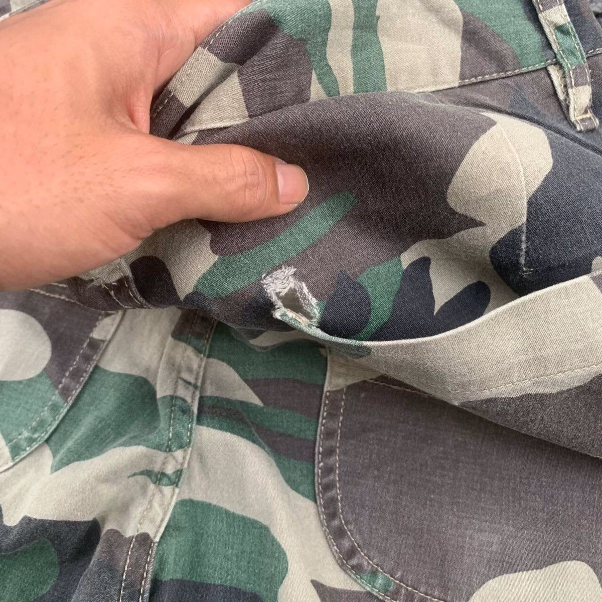 Hunter × Japanese Brand Camouflage Baker Pants Vintage Browny Fatigue Pants Size US 32 / EU 48 - 11 Thumbnail