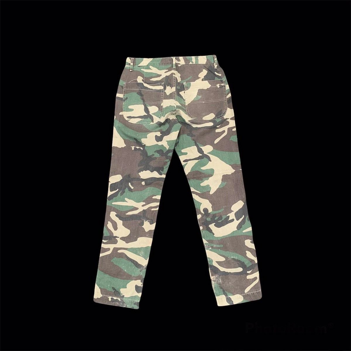 Hunter × Japanese Brand Camouflage Baker Pants Vintage Browny Fatigue Pants Size US 32 / EU 48 - 2 Thumbnail