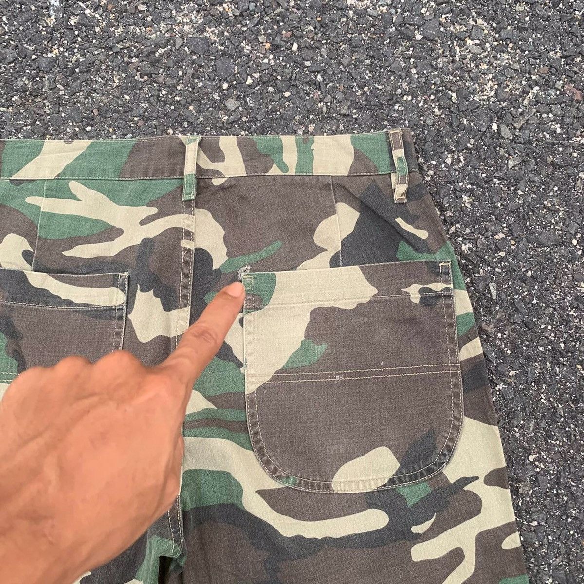 Hunter × Japanese Brand Camouflage Baker Pants Vintage Browny Fatigue Pants Size US 32 / EU 48 - 10 Thumbnail