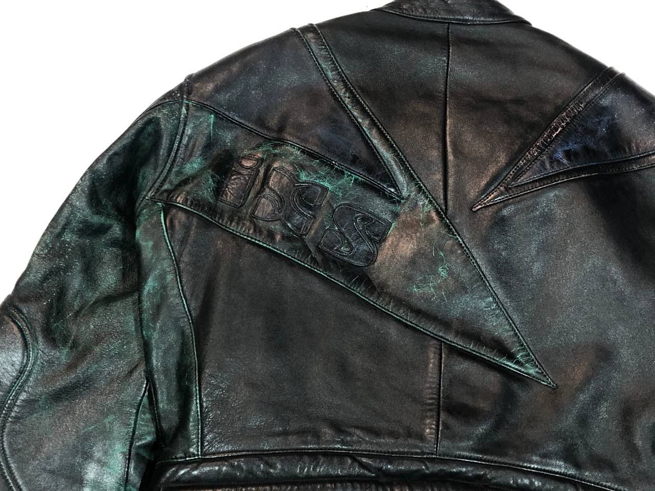 Japanese Brand IXS Leather Jacket Vintage Racing Black Size US M / EU 48-50 / 2 - 9 Thumbnail