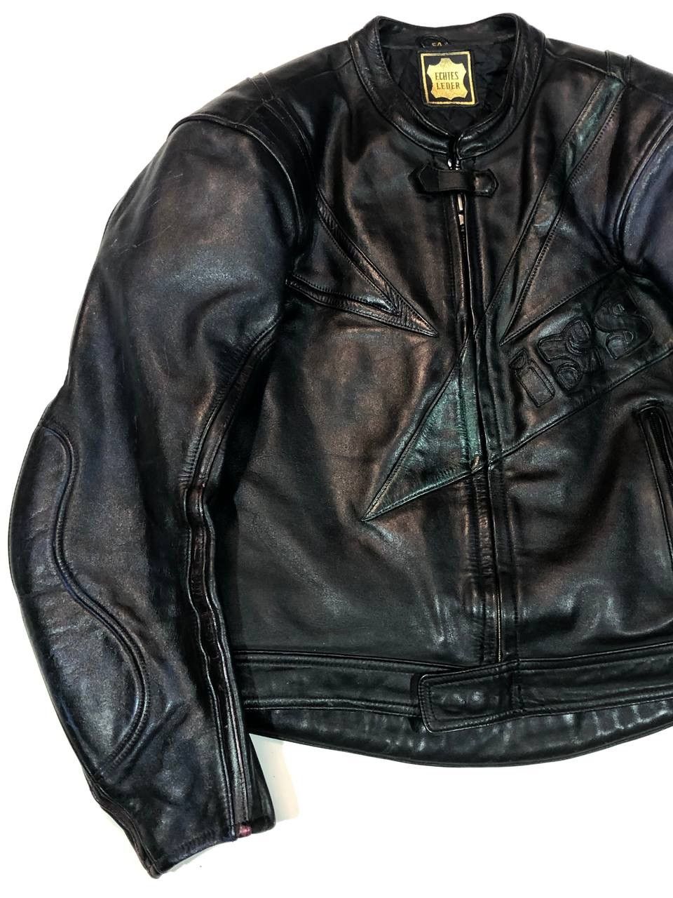 Japanese Brand IXS Leather Jacket Vintage Racing Black Size US M / EU 48-50 / 2 - 3 Thumbnail