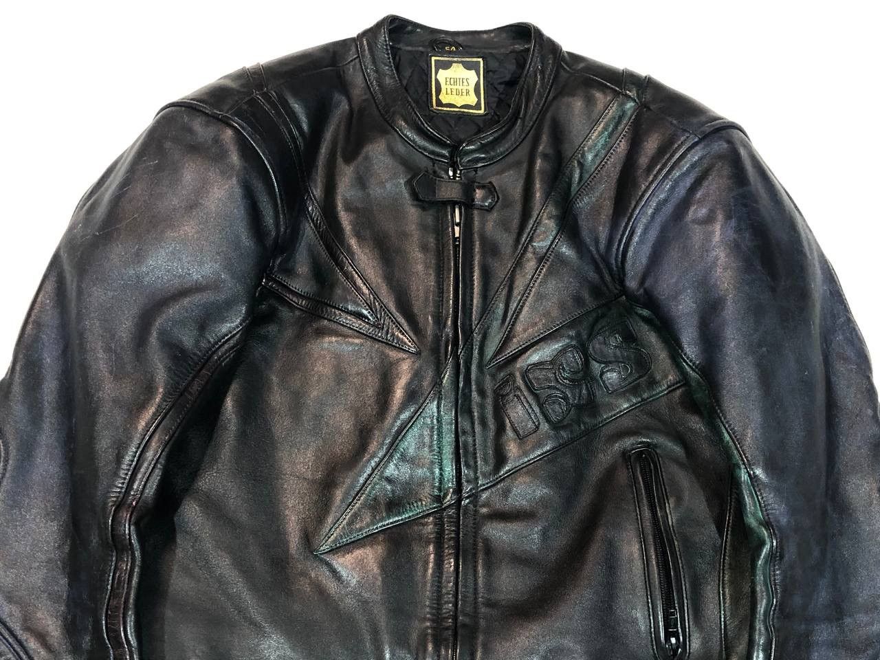 Japanese Brand IXS Leather Jacket Vintage Racing Black Size US M / EU 48-50 / 2 - 4 Thumbnail