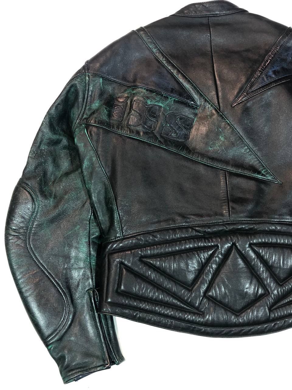 Japanese Brand IXS Leather Jacket Vintage Racing Black Size US M / EU 48-50 / 2 - 8 Thumbnail