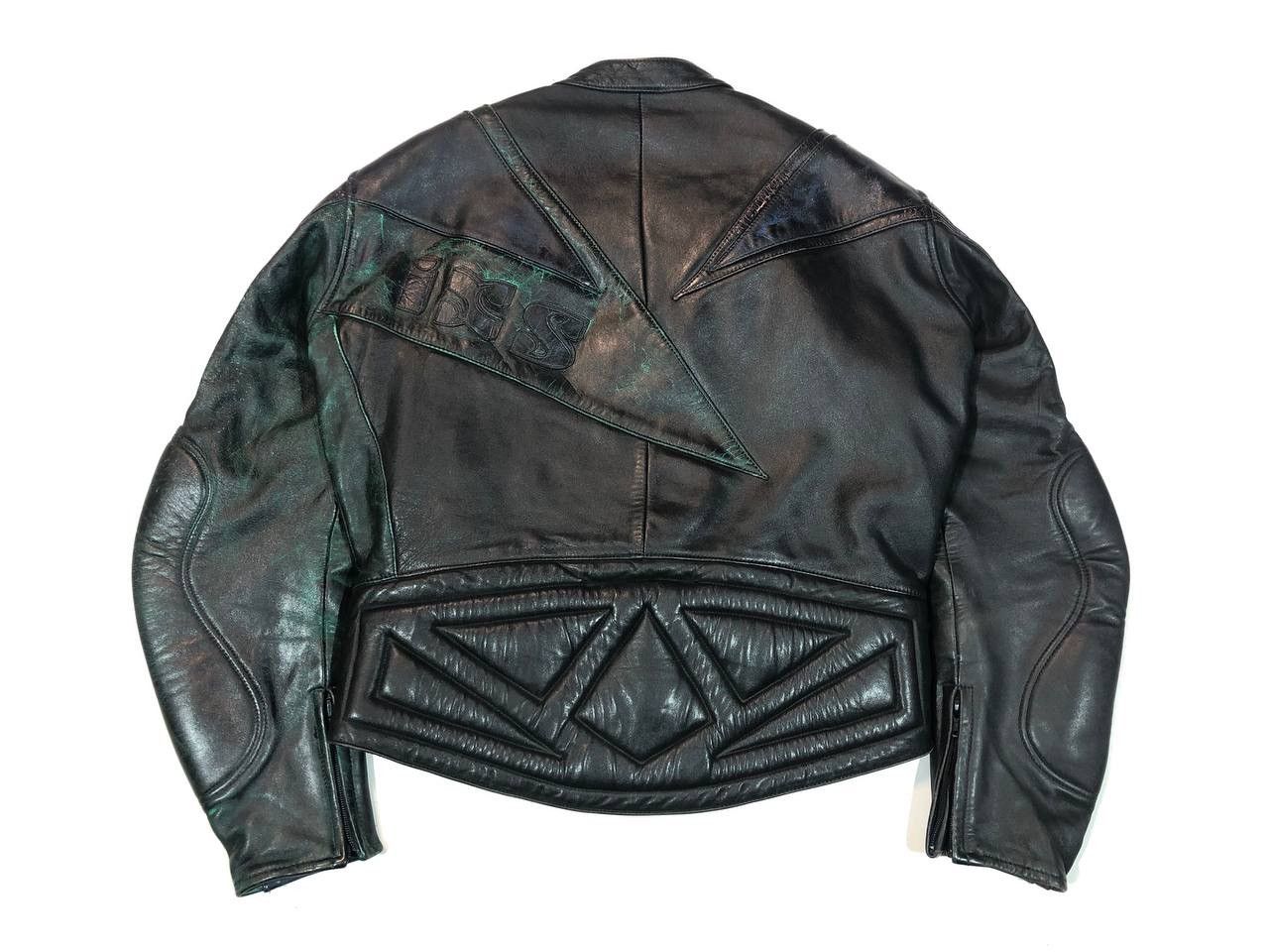 Japanese Brand IXS Leather Jacket Vintage Racing Black Size US M / EU 48-50 / 2 - 7 Thumbnail
