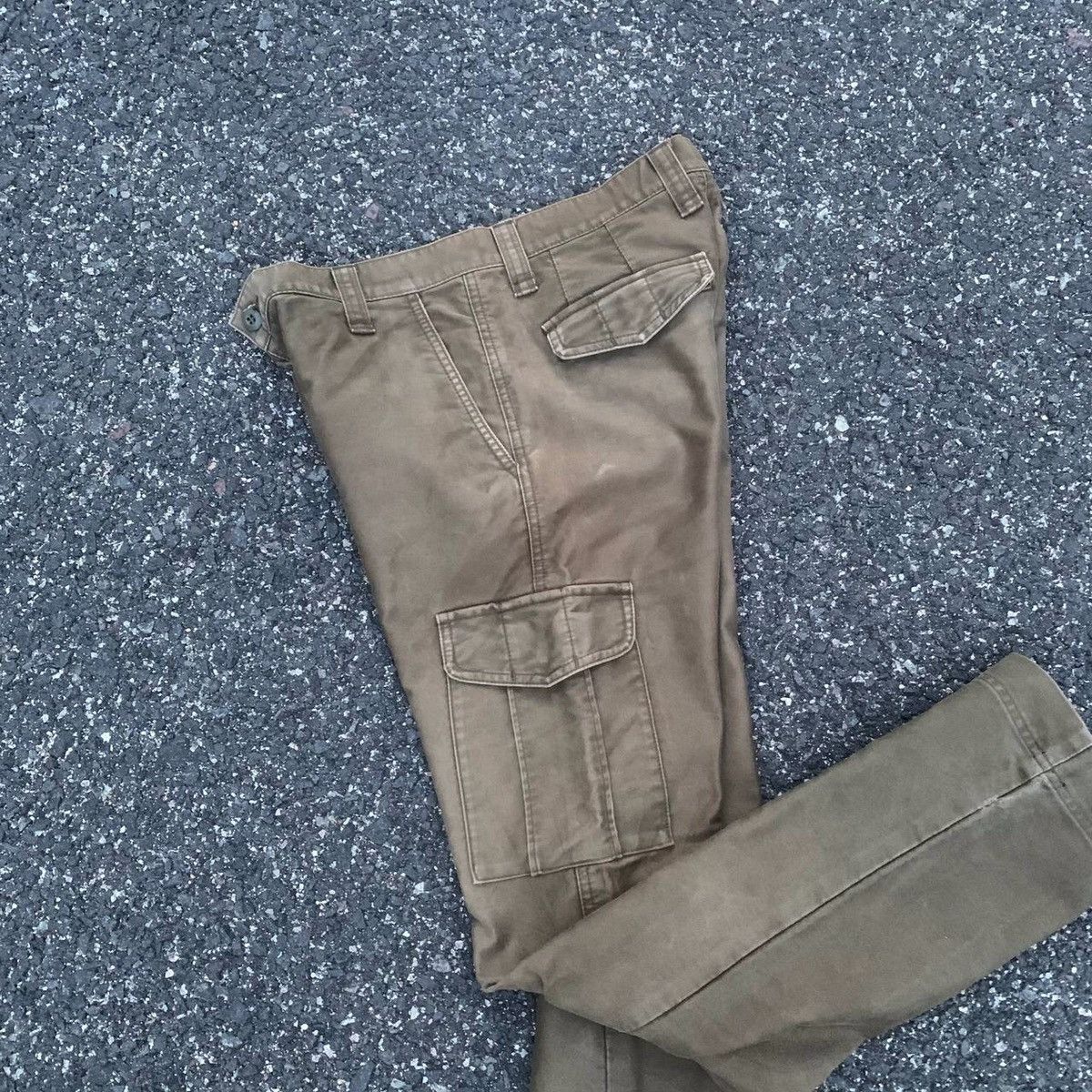 Japanese Brand 💥Ultra Heavy Duty Grand Global Utility Trousers Faded Pants Size US 31 - 12 Thumbnail