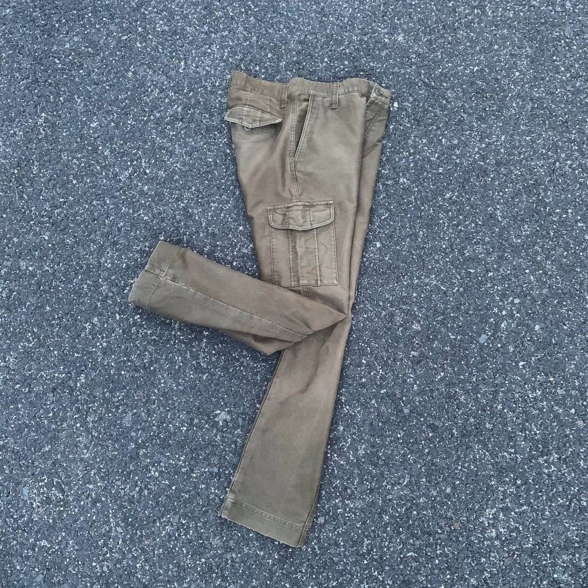 Japanese Brand 💥Ultra Heavy Duty Grand Global Utility Trousers Faded Pants Size US 31 - 13 Thumbnail