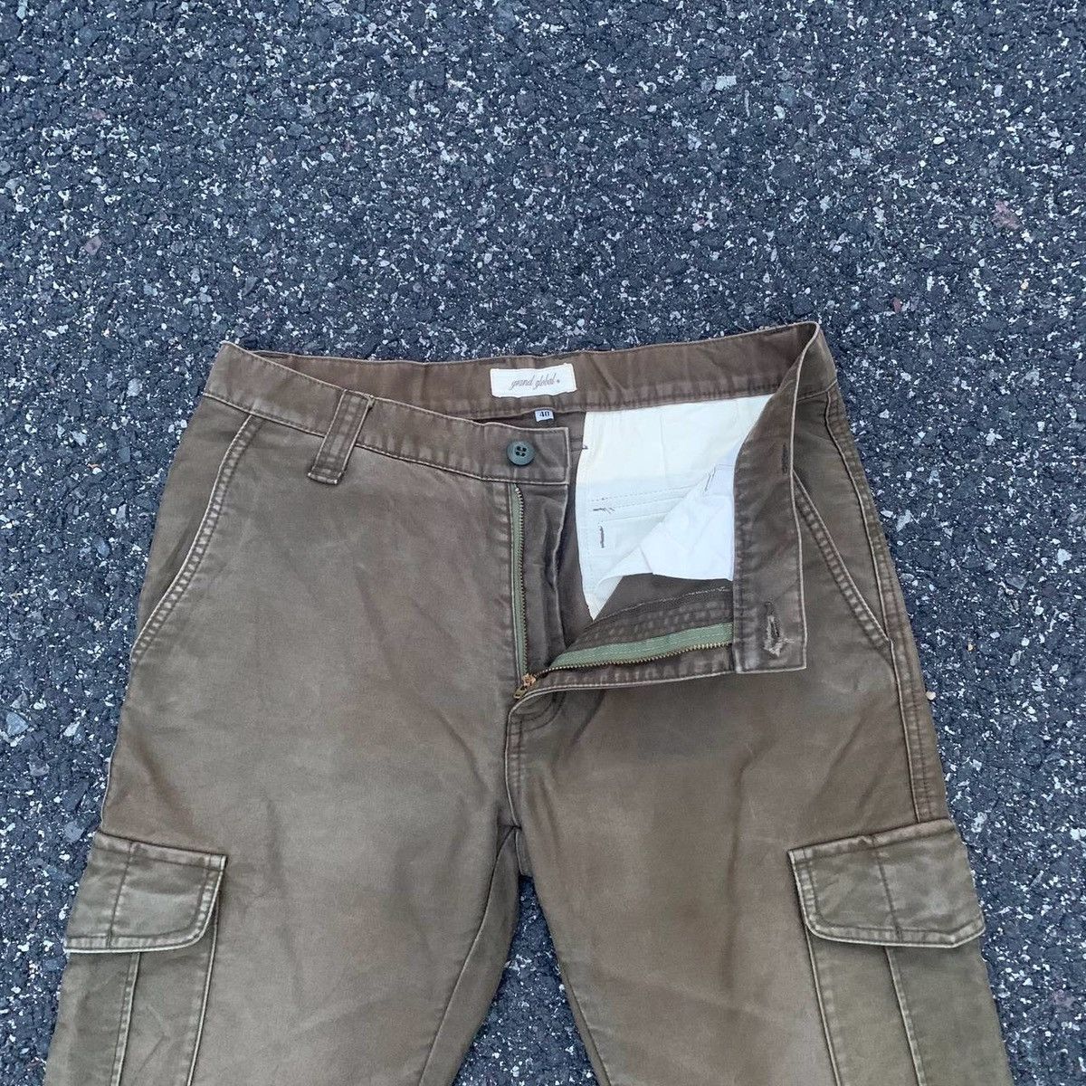 Japanese Brand 💥Ultra Heavy Duty Grand Global Utility Trousers Faded Pants Size US 31 - 5 Thumbnail