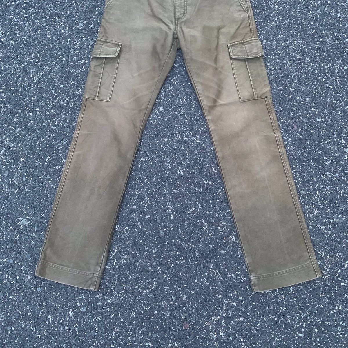 Japanese Brand 💥Ultra Heavy Duty Grand Global Utility Trousers Faded Pants Size US 31 - 4 Thumbnail