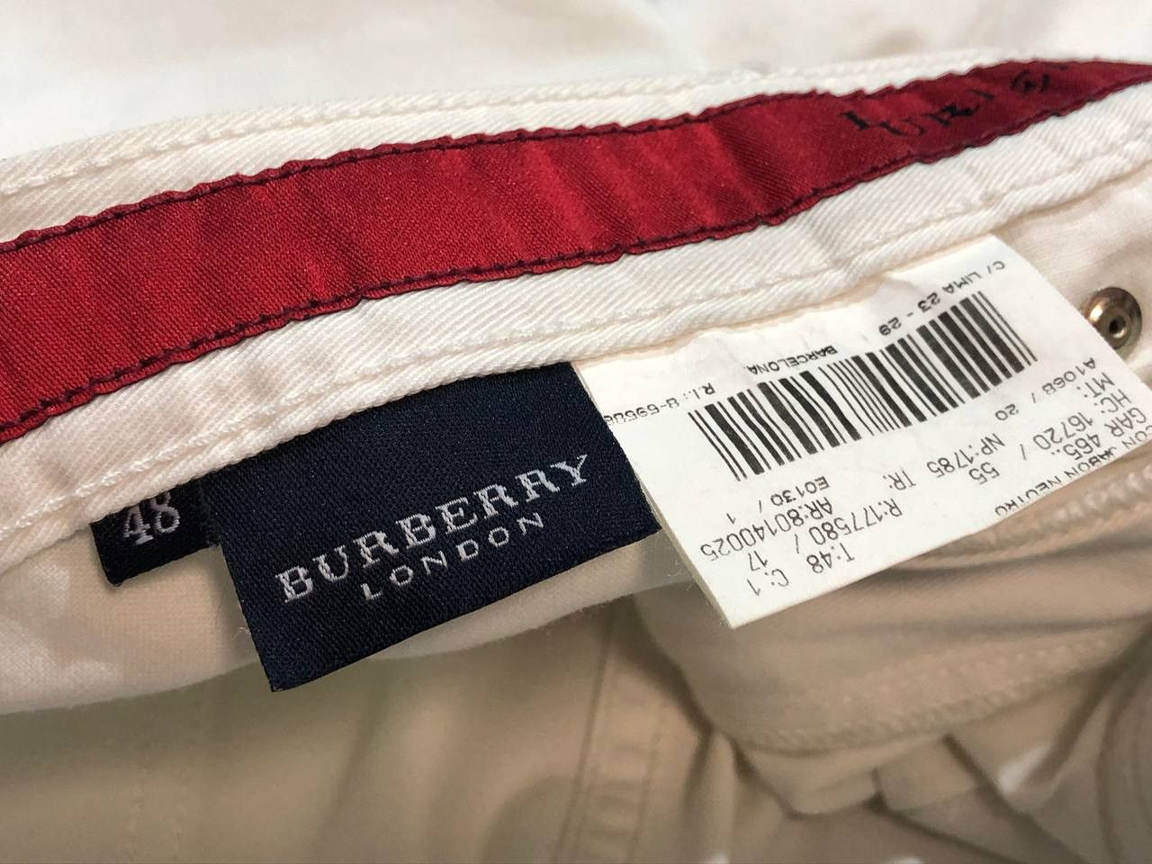 Burberry Burberry Vintage Pants White Size US 32 / EU 48 - 6 Thumbnail