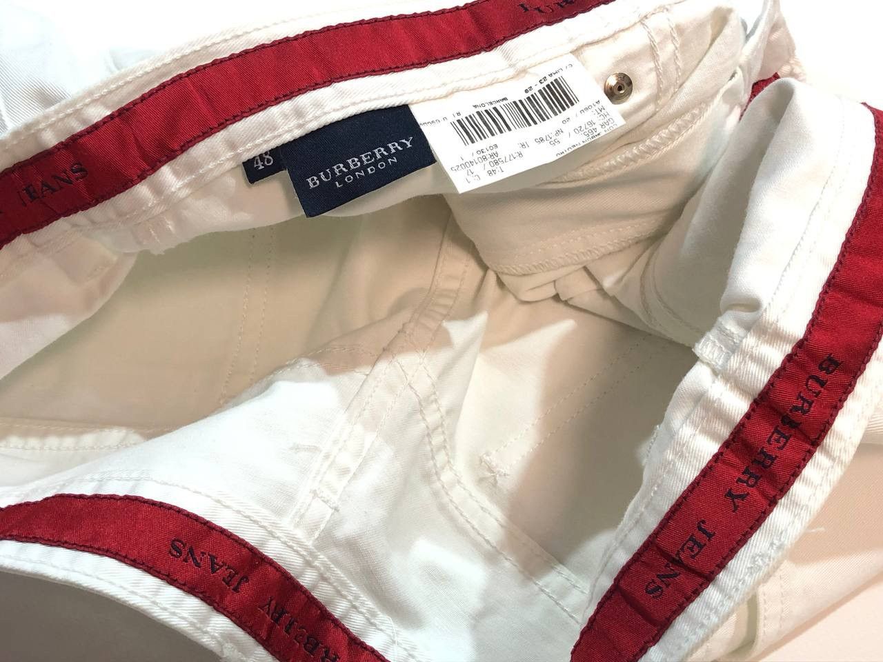Burberry Burberry Vintage Pants White Size US 32 / EU 48 - 4 Thumbnail
