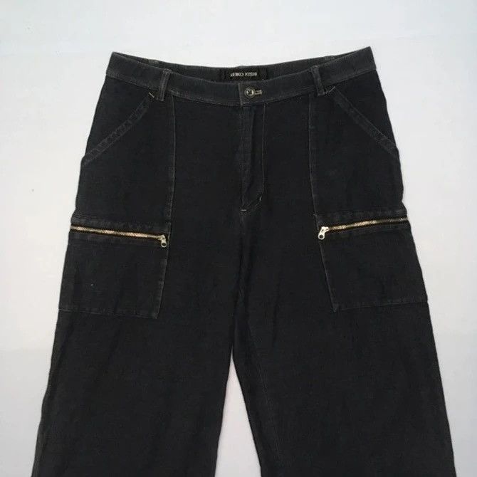 Japanese Brand × Vintage Vintage Keiko Kishi Utility Trousers Wide Legs Cargo Pants Size US 29 - 3 Thumbnail