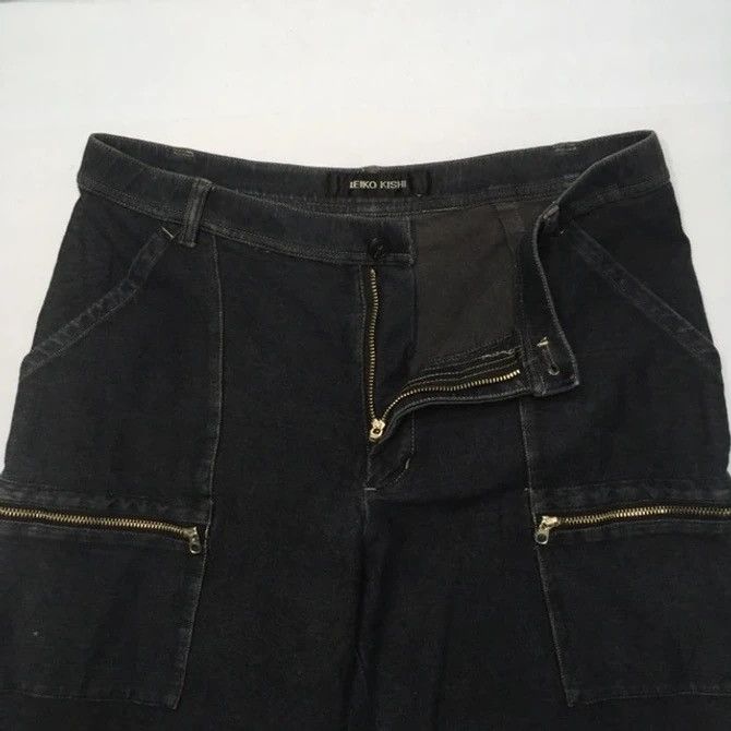 Japanese Brand × Vintage Vintage Keiko Kishi Utility Trousers Wide Legs Cargo Pants Size US 29 - 4 Thumbnail