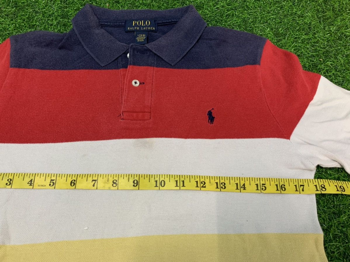 Polo Ralph Lauren POLO RALPH LAUREN Striped Polo Tee Size S / US 4 / IT 40 - 8 Thumbnail