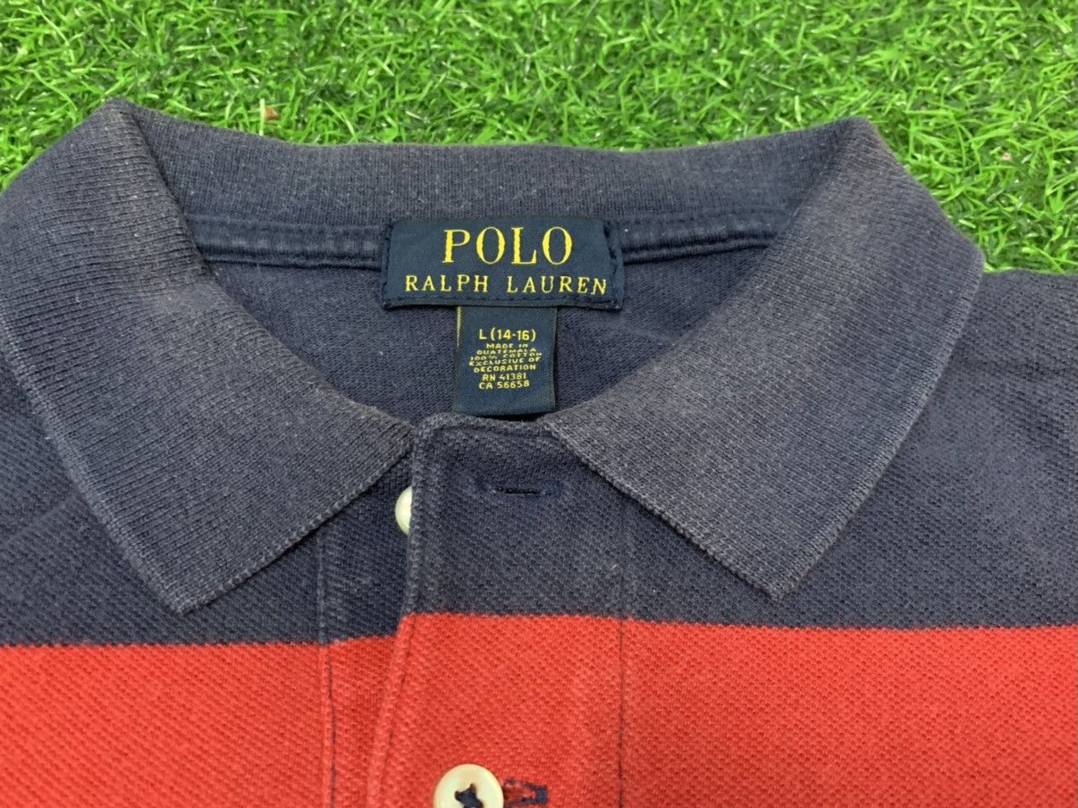 Polo Ralph Lauren POLO RALPH LAUREN Striped Polo Tee Size S / US 4 / IT 40 - 3 Thumbnail