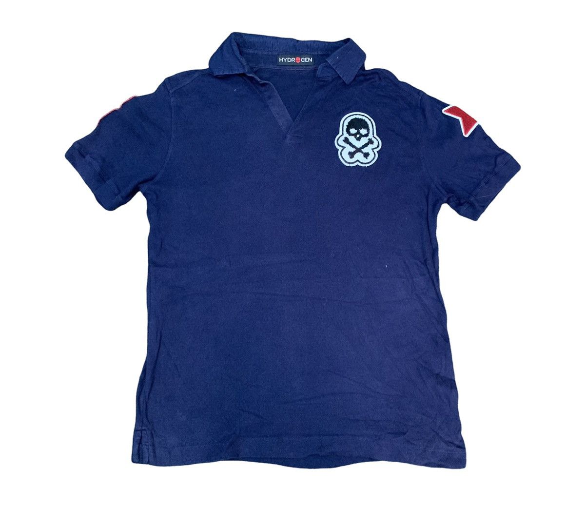 HYDROGEN HYDROGEN POLO Unisex Tee Skull Embroidery Logo Size US M / EU 48-50 / 2 - 1 Thumbnail