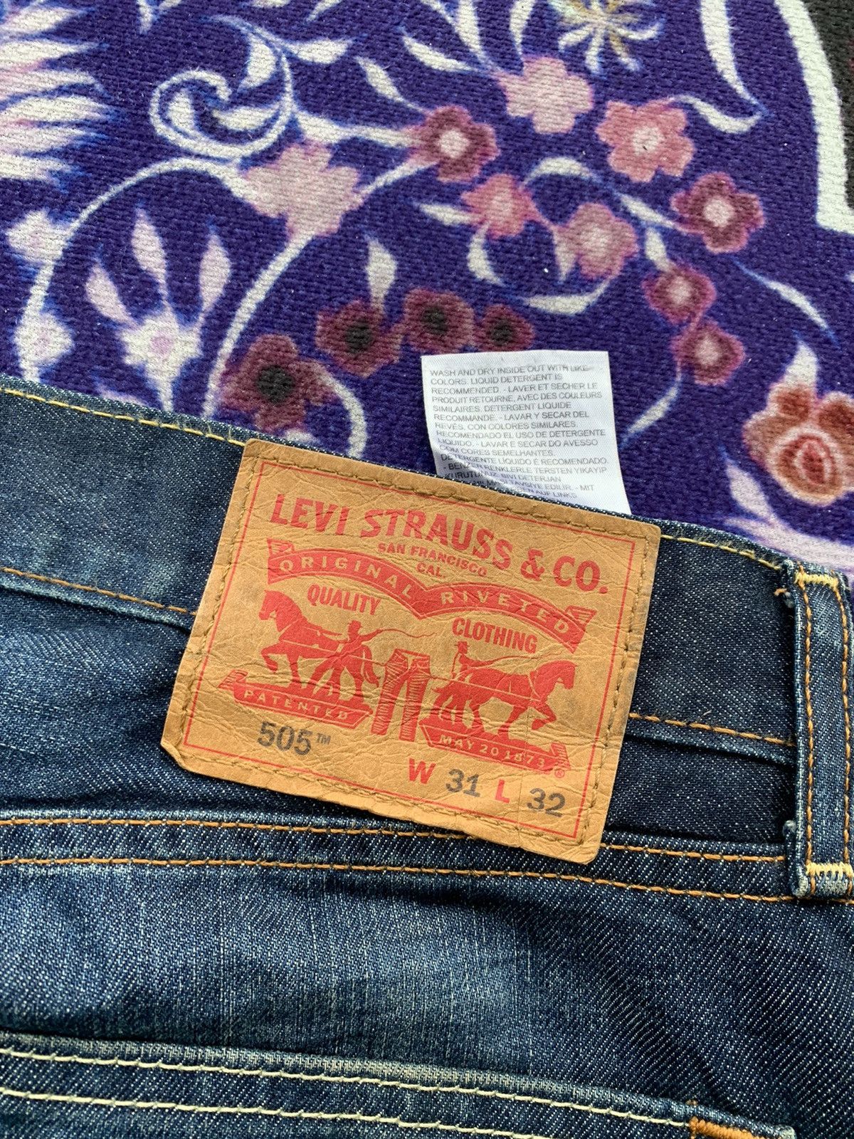Levi's Vintage Clothing Levis 505 Faded Wash Denim Size US 32 / EU 48 - 14 Thumbnail