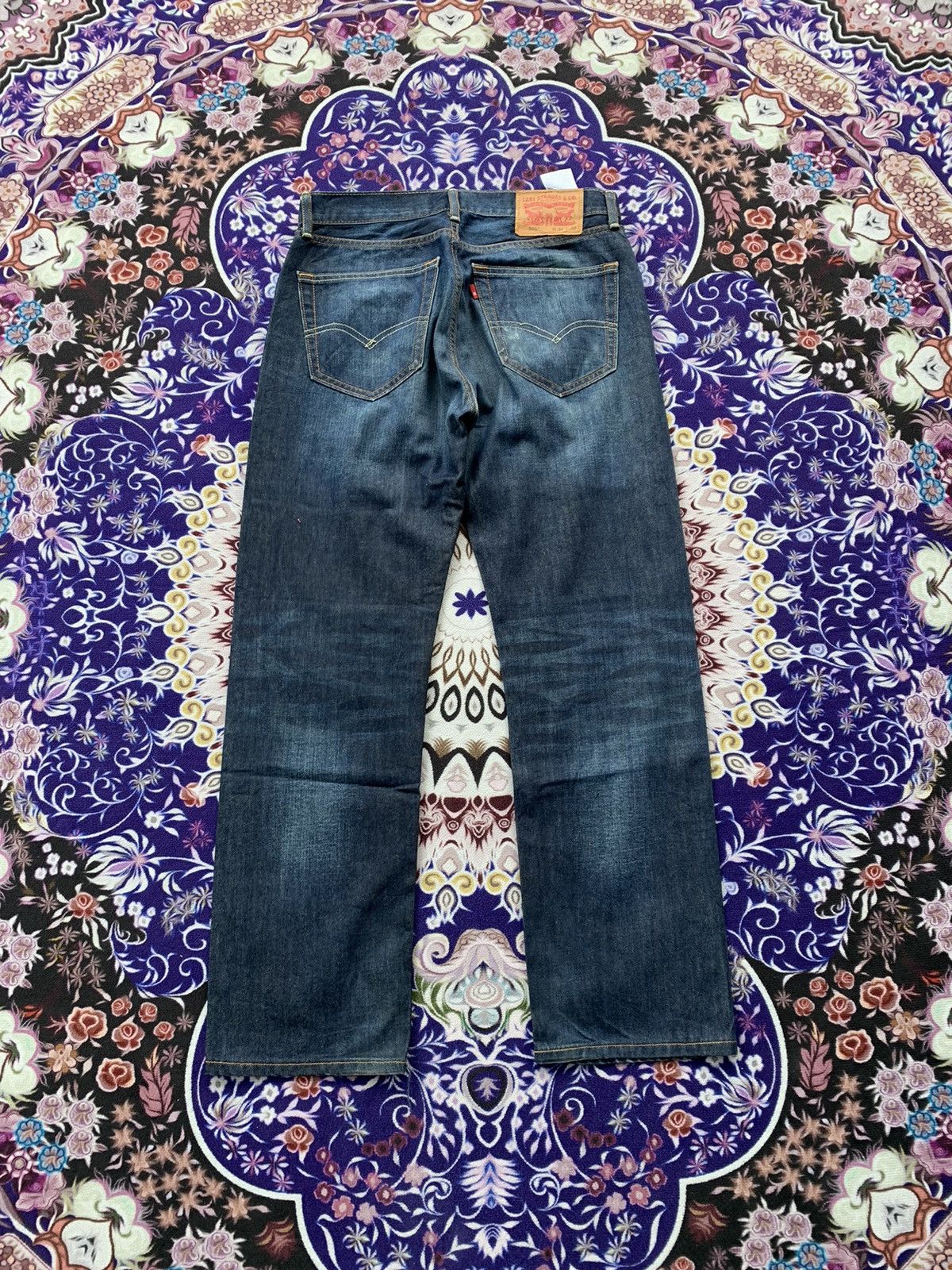 Levi's Vintage Clothing Levis 505 Faded Wash Denim Size US 32 / EU 48 - 11 Thumbnail
