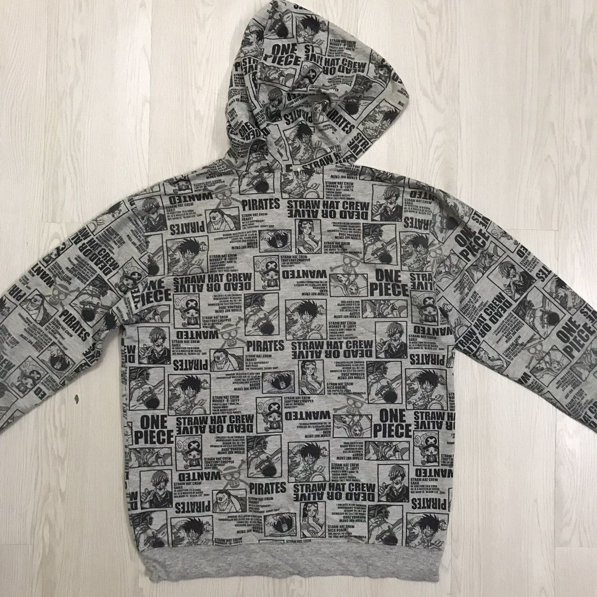 Anime × One Piece × Vintage 💥RARE💥 Vintage One Piece Anime Hoodie Full Print Size US M / EU 48-50 / 2 - 8 Thumbnail