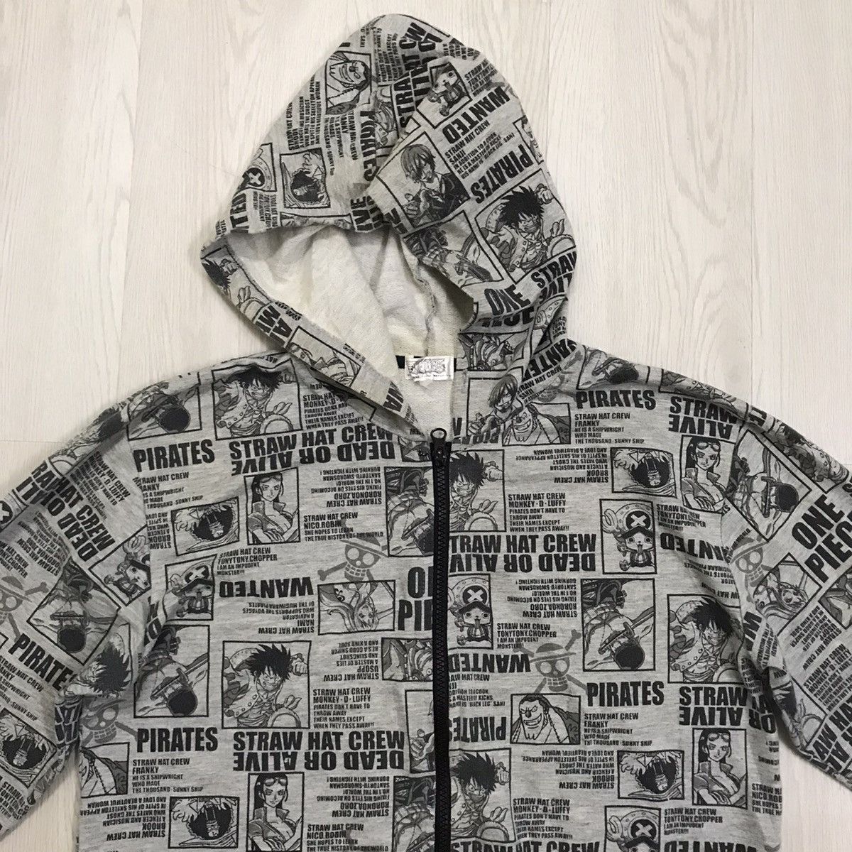 Anime × One Piece × Vintage 💥RARE💥 Vintage One Piece Anime Hoodie Full Print Size US M / EU 48-50 / 2 - 4 Thumbnail