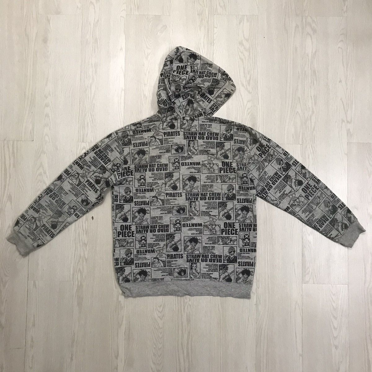 Anime × One Piece × Vintage 💥RARE💥 Vintage One Piece Anime Hoodie Full Print Size US M / EU 48-50 / 2 - 7 Thumbnail