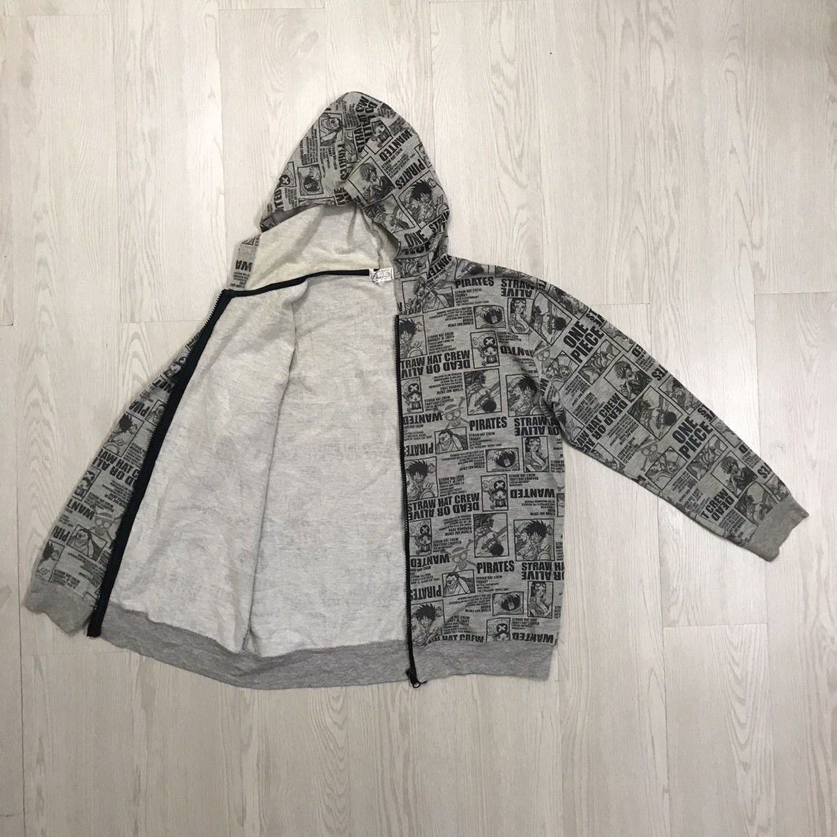 Anime × One Piece × Vintage 💥RARE💥 Vintage One Piece Anime Hoodie Full Print Size US M / EU 48-50 / 2 - 3 Thumbnail