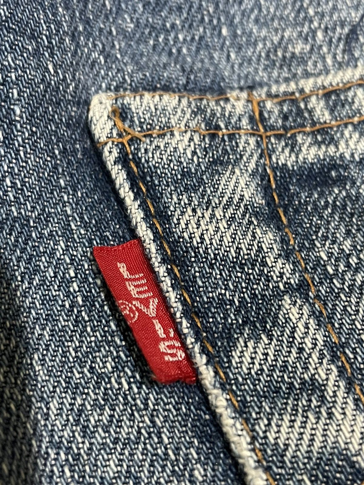Levi's × Vintage Vintage 1991 Levis Lot 502 XX E Selvedge Denim Size US 28 / EU 44 - 4 Thumbnail