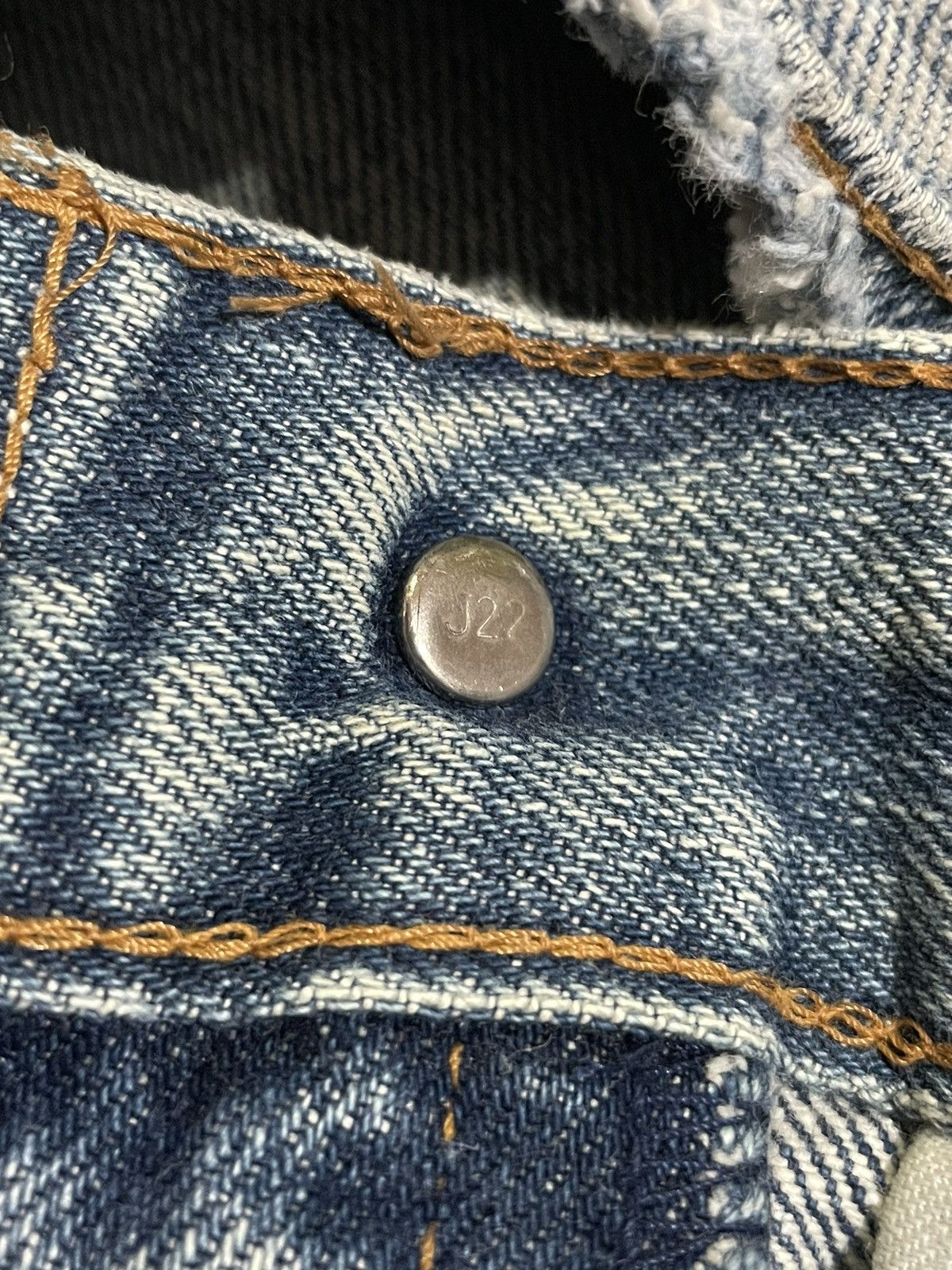 Levi's × Vintage Vintage 1991 Levis Lot 502 XX E Selvedge Denim Size US 28 / EU 44 - 7 Thumbnail
