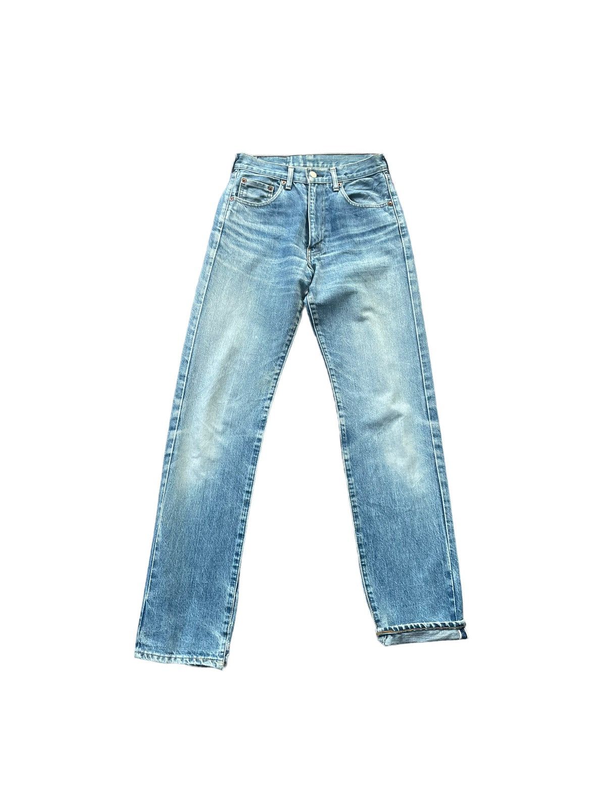 Levi's × Vintage Vintage 1991 Levis Lot 502 XX E Selvedge Denim Size US 28 / EU 44 - 1 Thumbnail