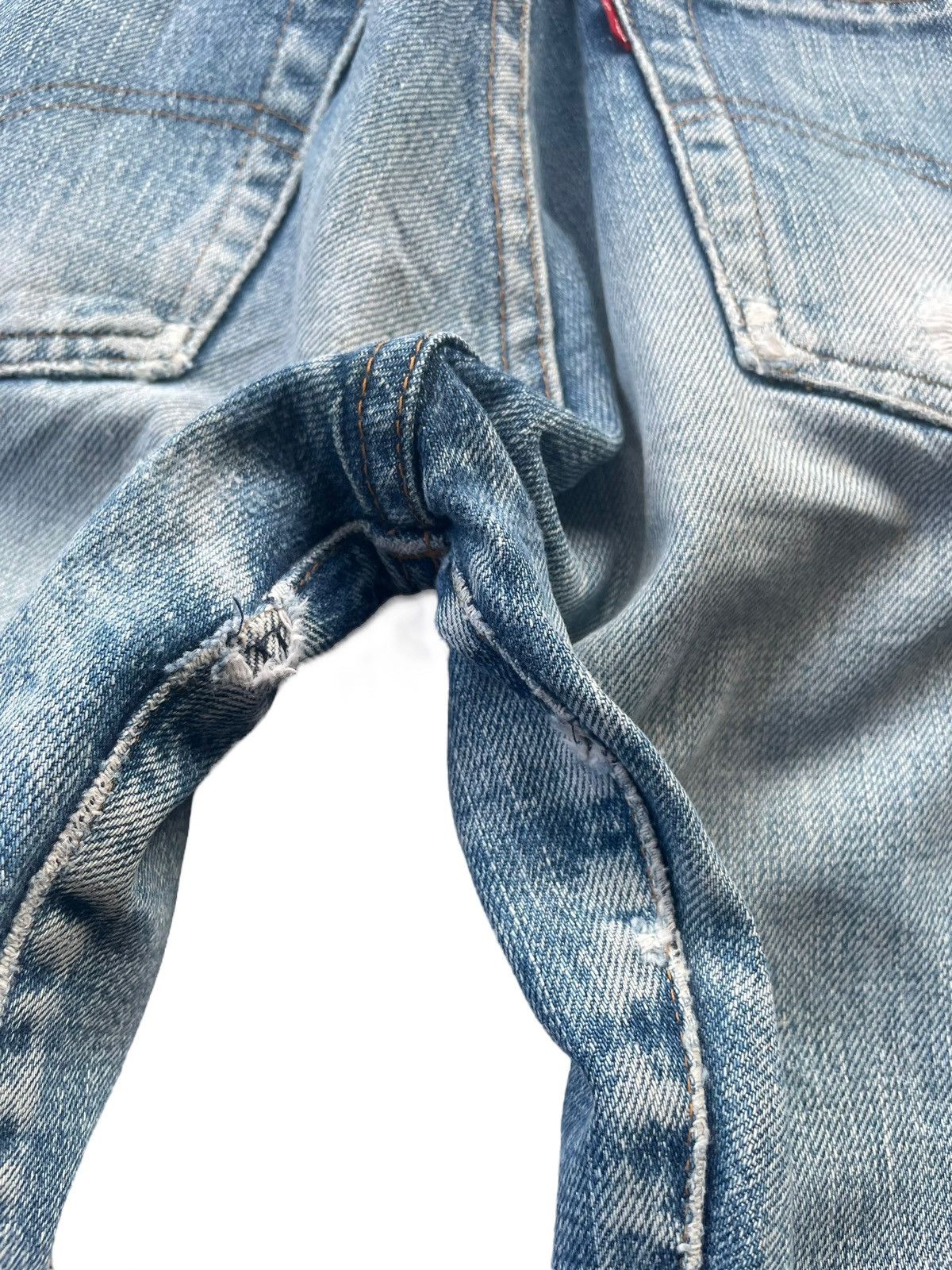 Levi's × Vintage Vintage 1991 Levis Lot 502 XX E Selvedge Denim Size US 28 / EU 44 - 14 Thumbnail