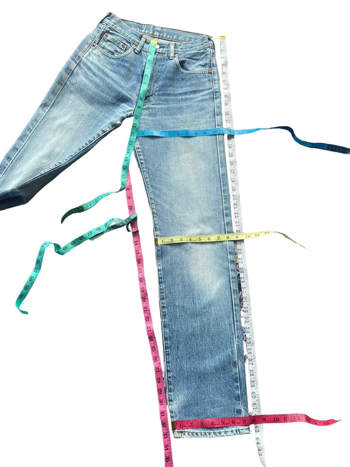 Levi's × Vintage Vintage 1991 Levis Lot 502 XX E Selvedge Denim Size US 28 / EU 44 - 25 Thumbnail