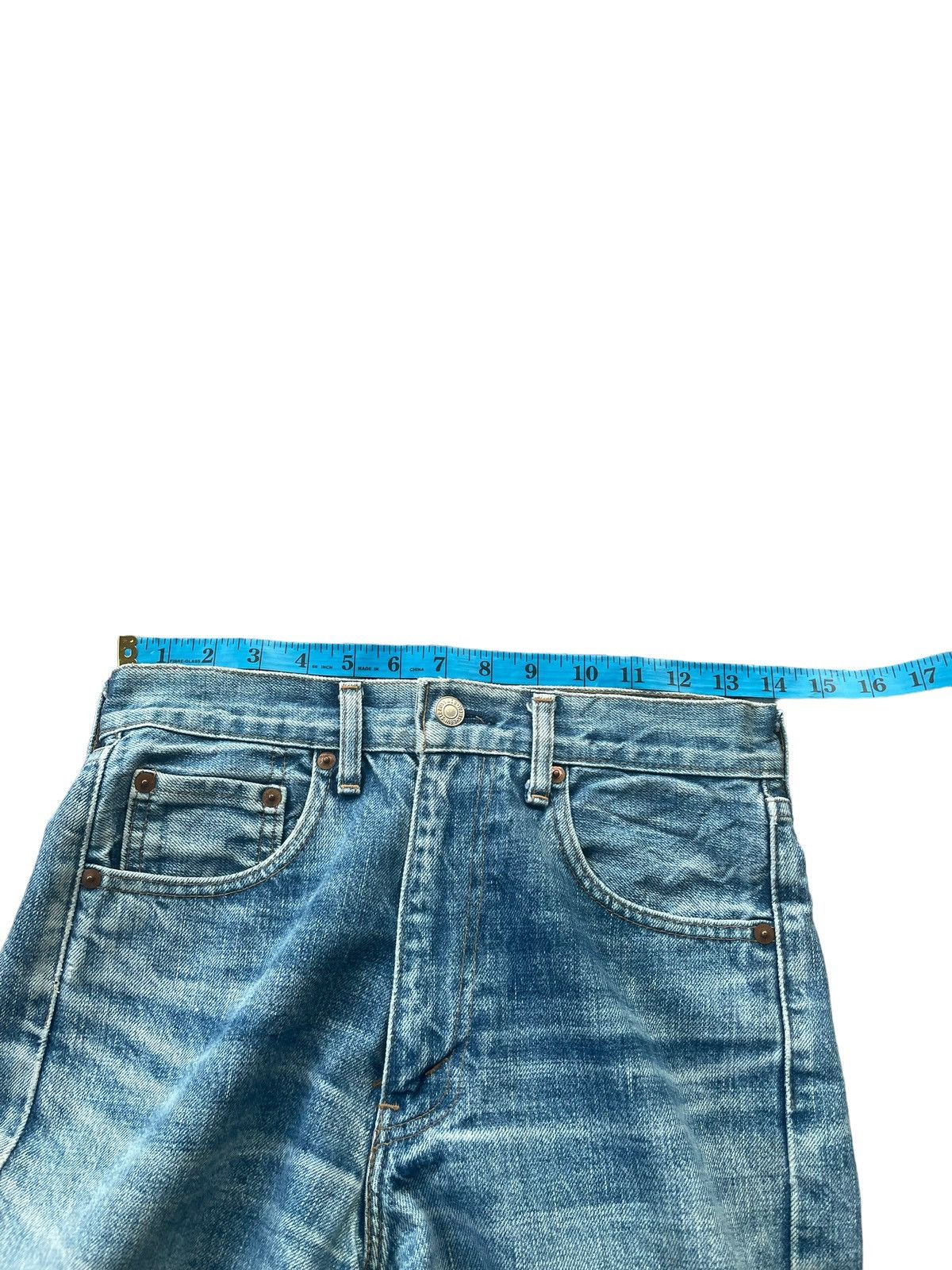 Levi's × Vintage Vintage 1991 Levis Lot 502 XX E Selvedge Denim Size US 28 / EU 44 - 22 Thumbnail