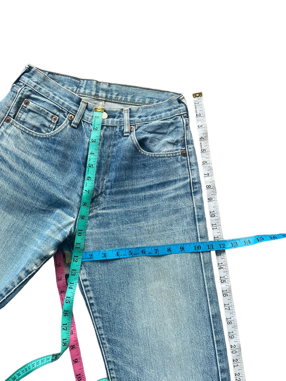 Levi's × Vintage Vintage 1991 Levis Lot 502 XX E Selvedge Denim Size US 28 / EU 44 - 23 Thumbnail