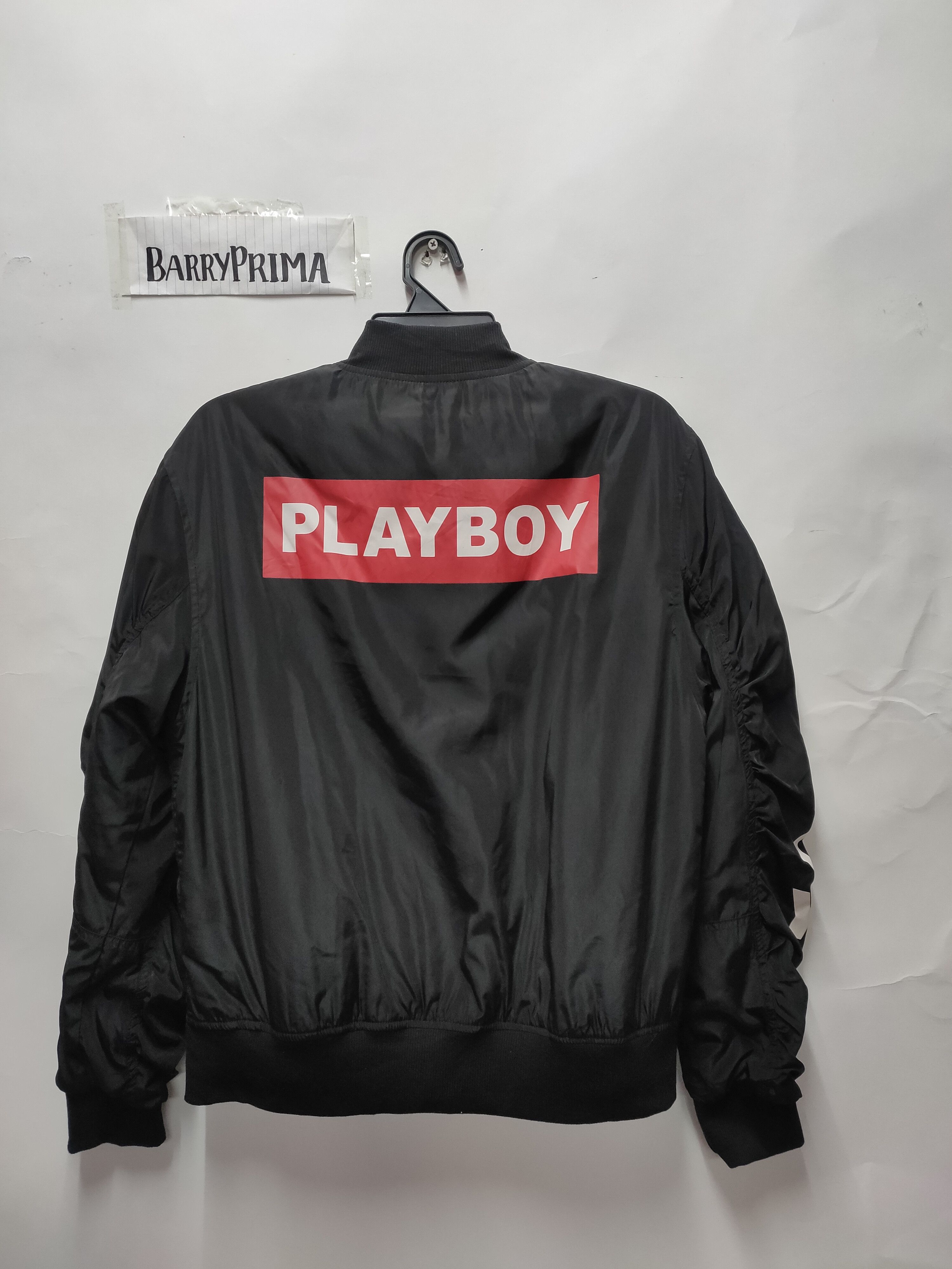 image of Playboy Light Jacket in Black, Women's (Size Large)