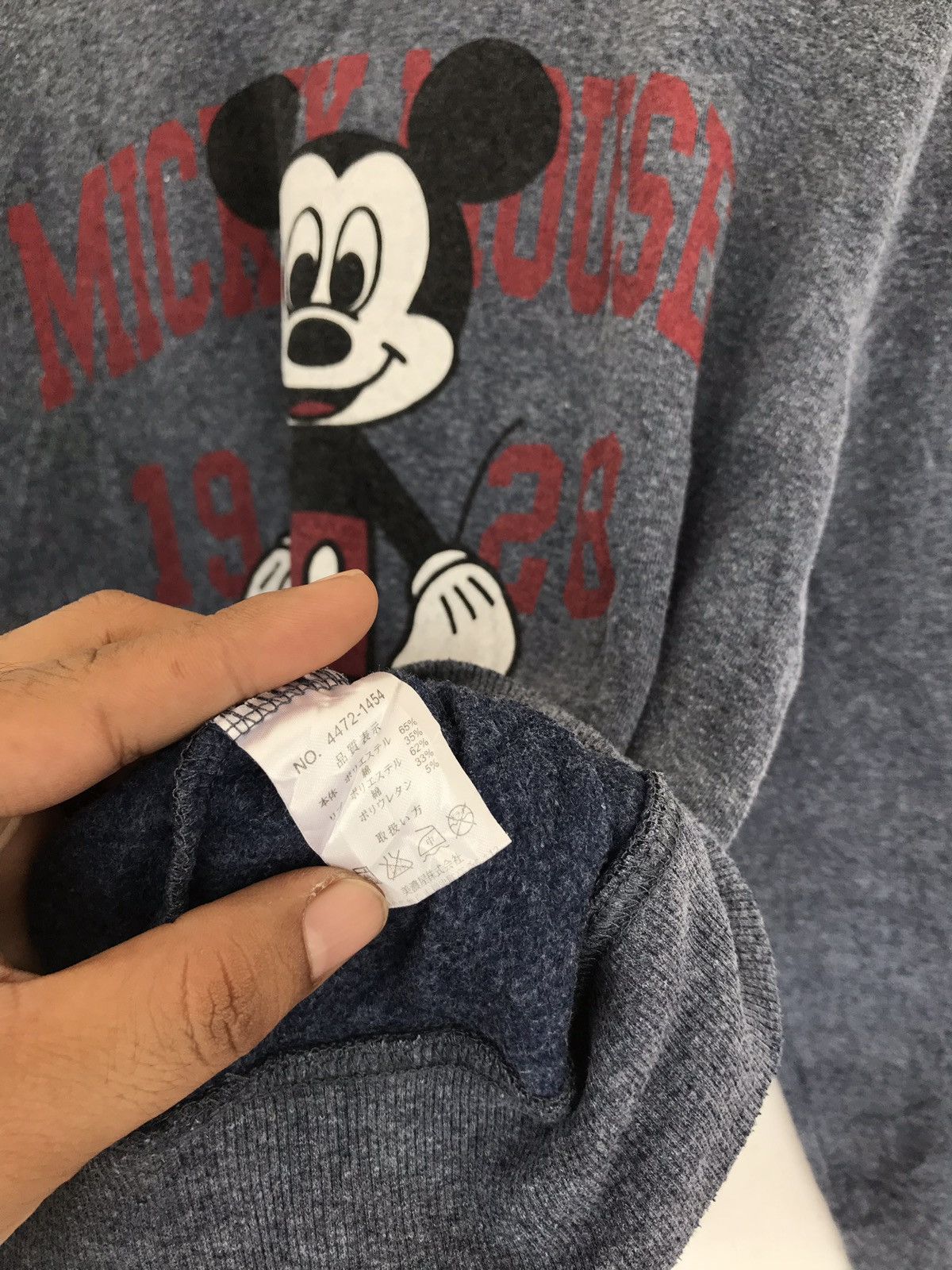 Disney × Mickey Mouse × Vintage Vintage Mickey Mouse Sweatshirt Size US M / EU 48-50 / 2 - 7 Thumbnail