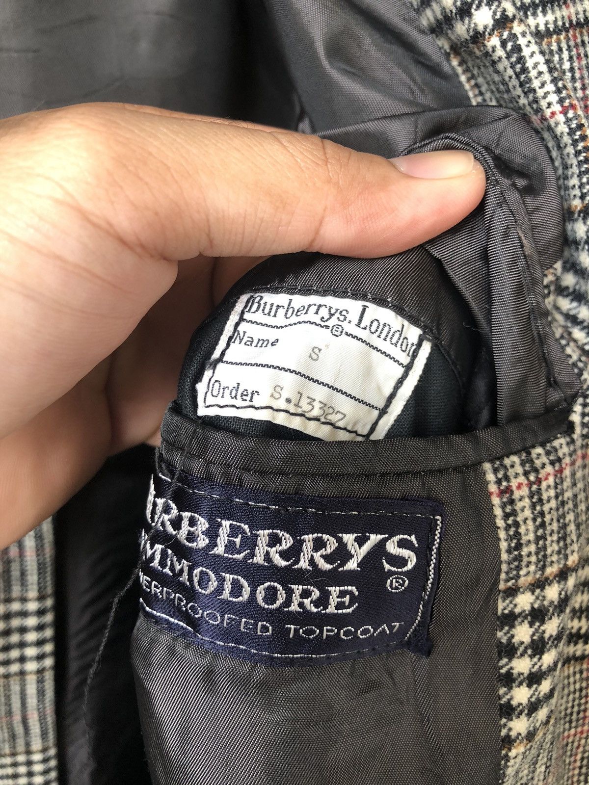 Burberry Burberry Nova Check Wool Cashmere Long Coat Jacket Size US S / EU 44-46 / 1 - 22 Thumbnail